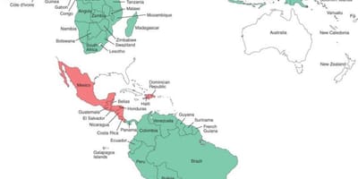 地図のベリーズシティマラリア 